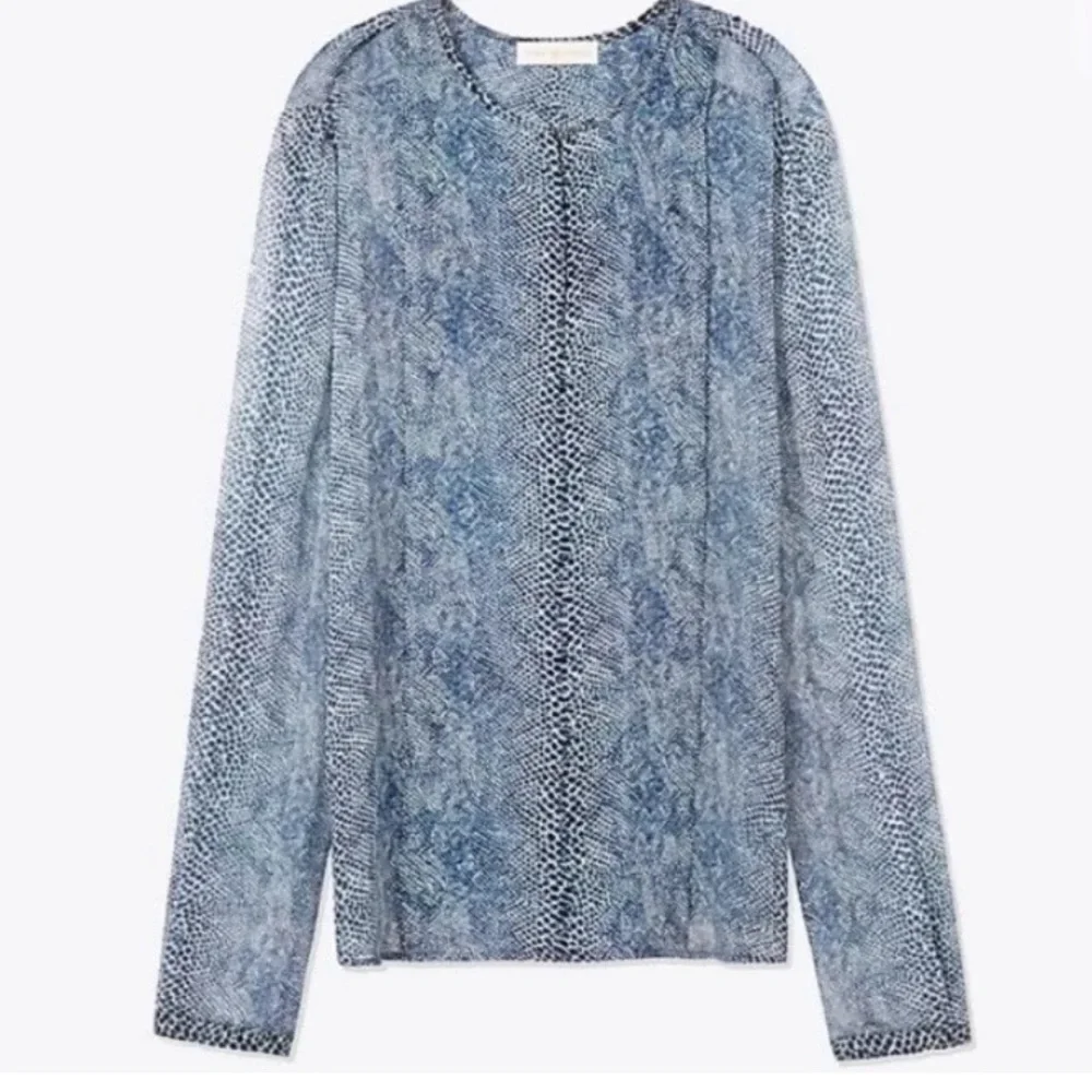 Tory Burch Blue silk blouse NWT