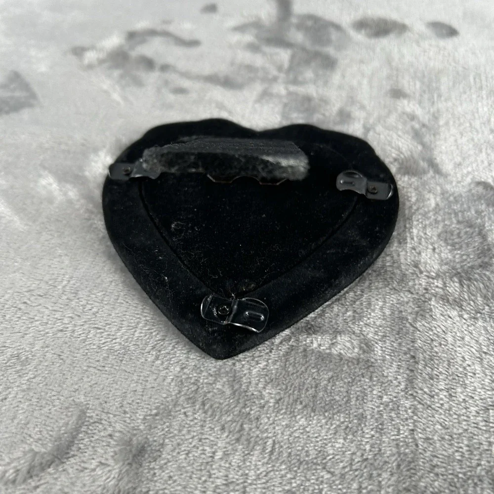 VTG Silver Plated Heart Shaped Picture Frame Easel Back Table Top‎ Victorian