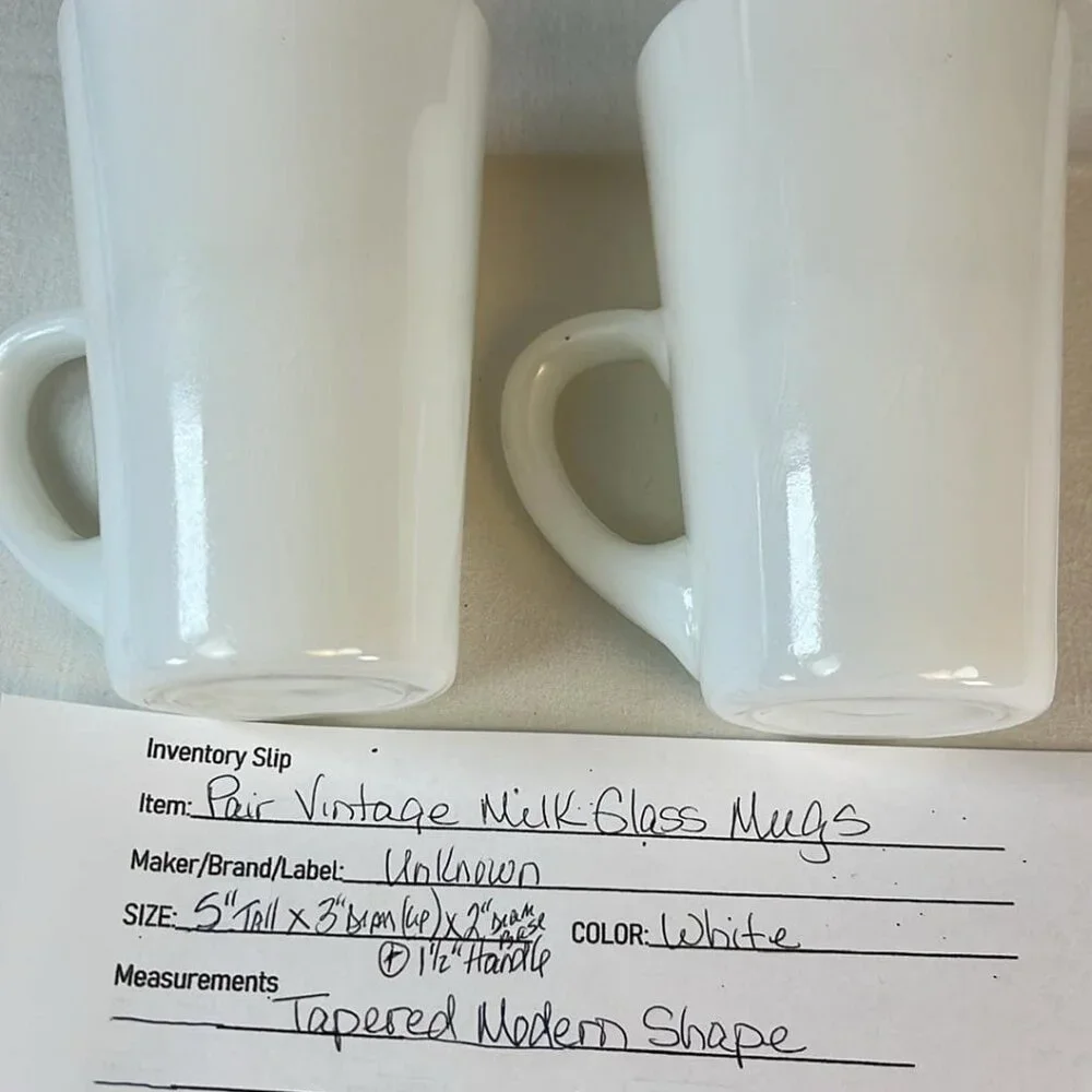 unmarked vintage milk