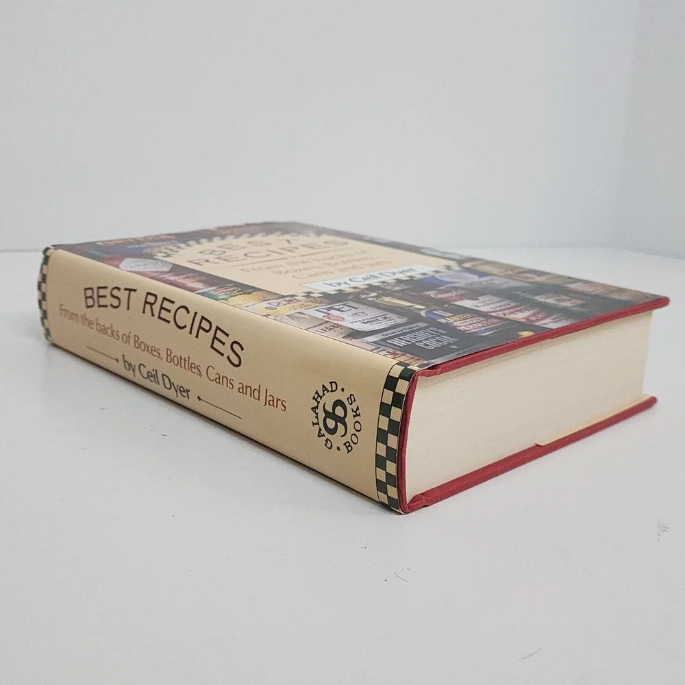 Galahad Books Best Recipes Ceil Dyer Hardcover Vintage Cookbook Tan OS‎