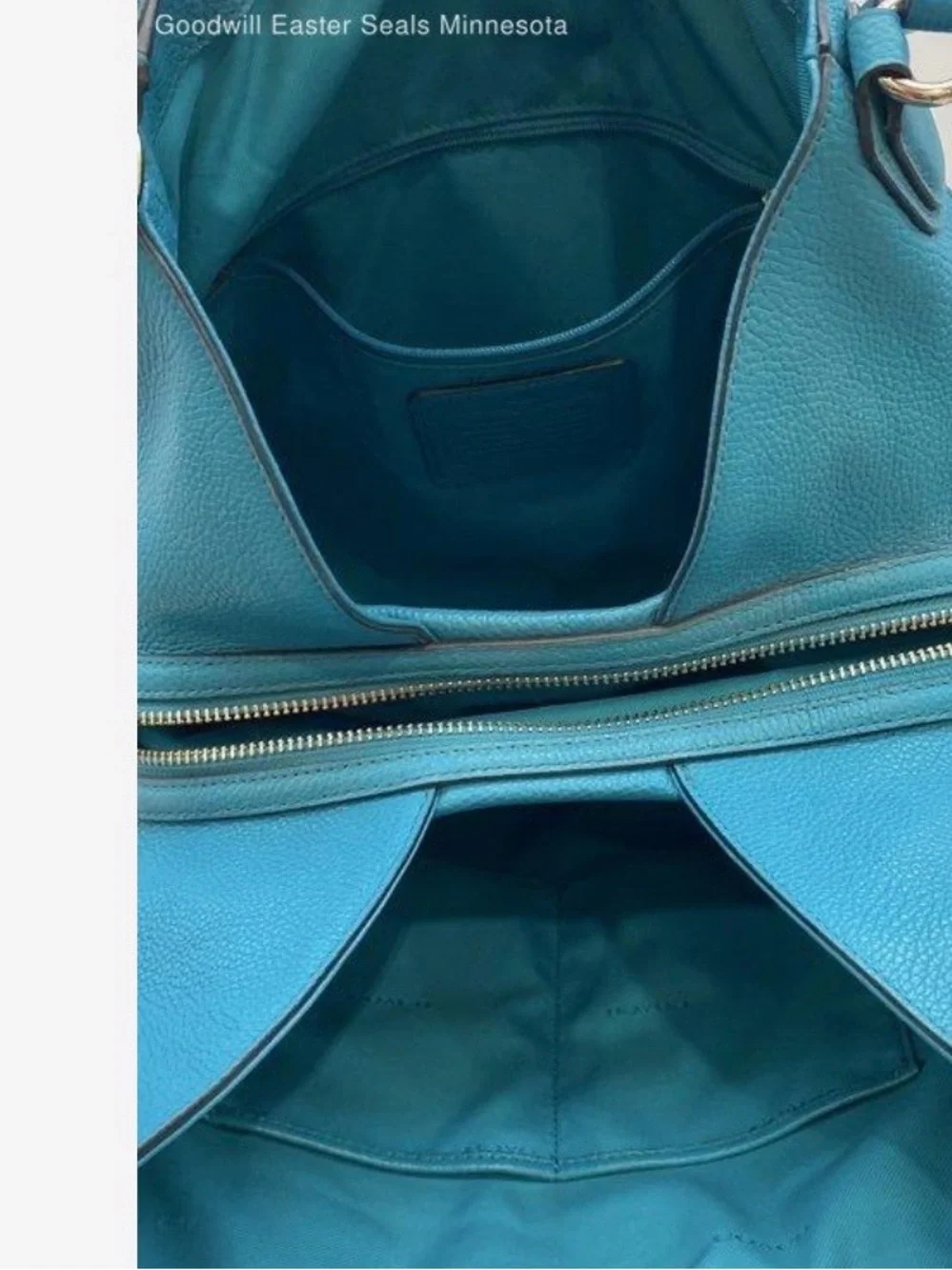 Coach pebbled leather