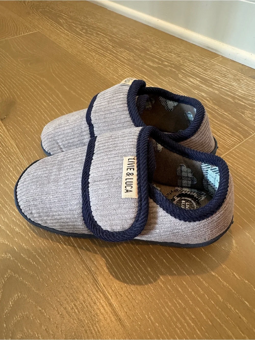 Livie & Luca Kids Velcro Slippers M