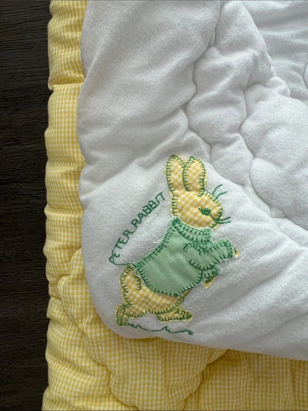 Beatrix Vintage Potter Peter Rabbit Baby Blanket and Sleeping Bag made Quiltex