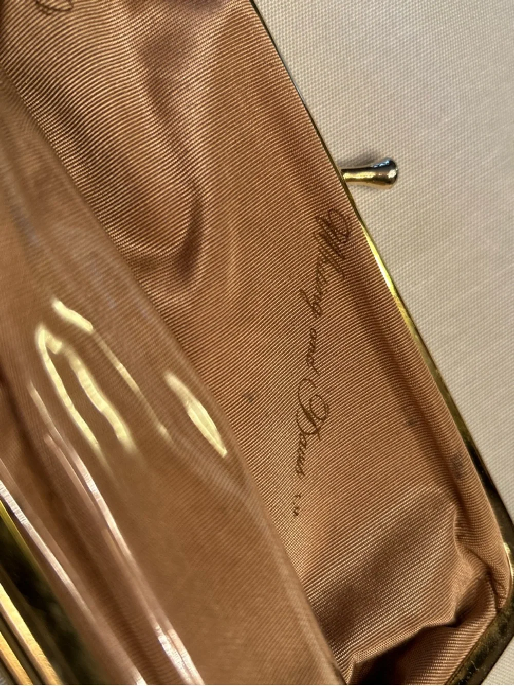 Whiting & Davis elegant gold