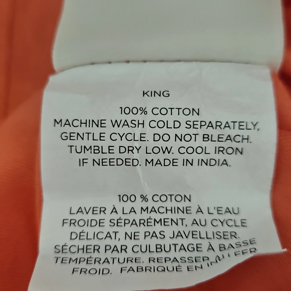 Kate Spade Coral Swiss Dot Cotton King Pillowcases