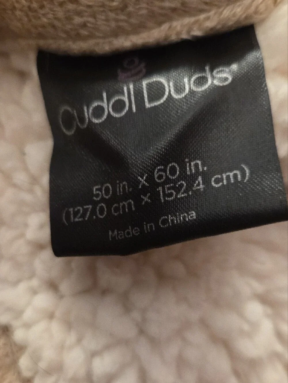 Cuddl Duds soft beige