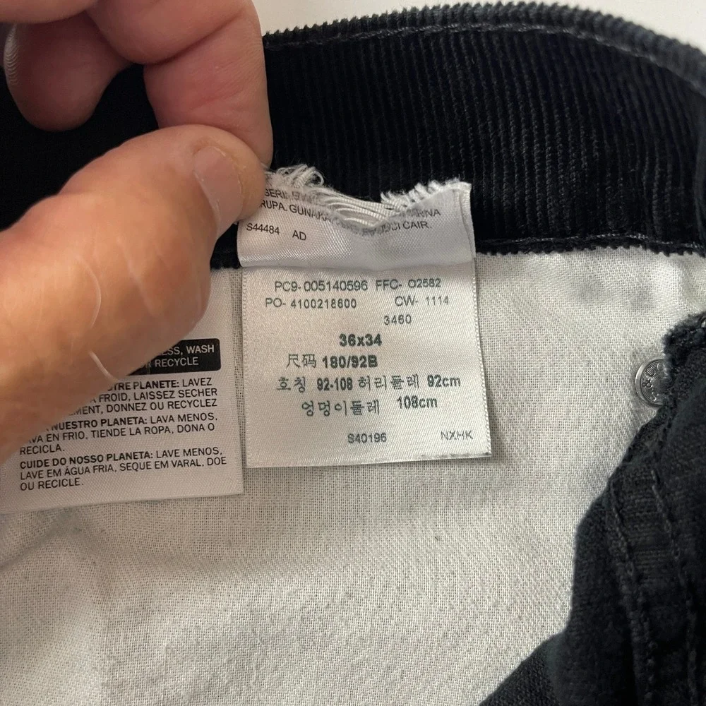 Levis sizing title