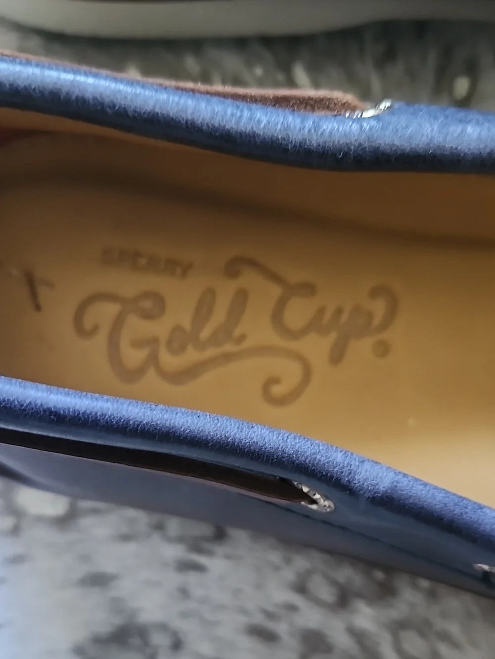 Sperry leather moccasin