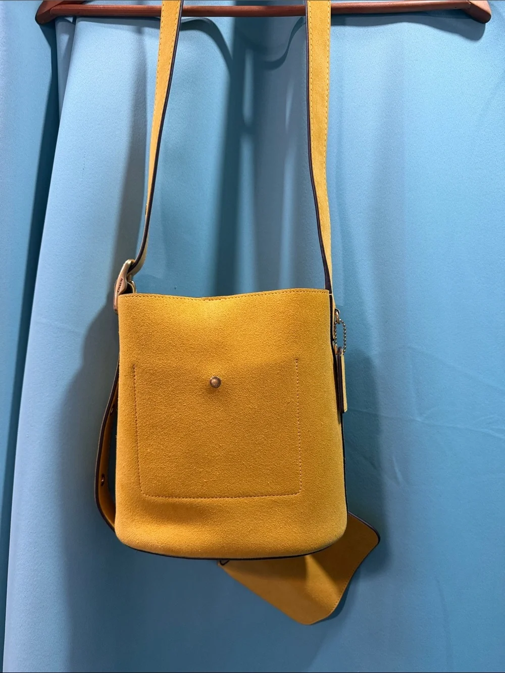 Coach suede inside