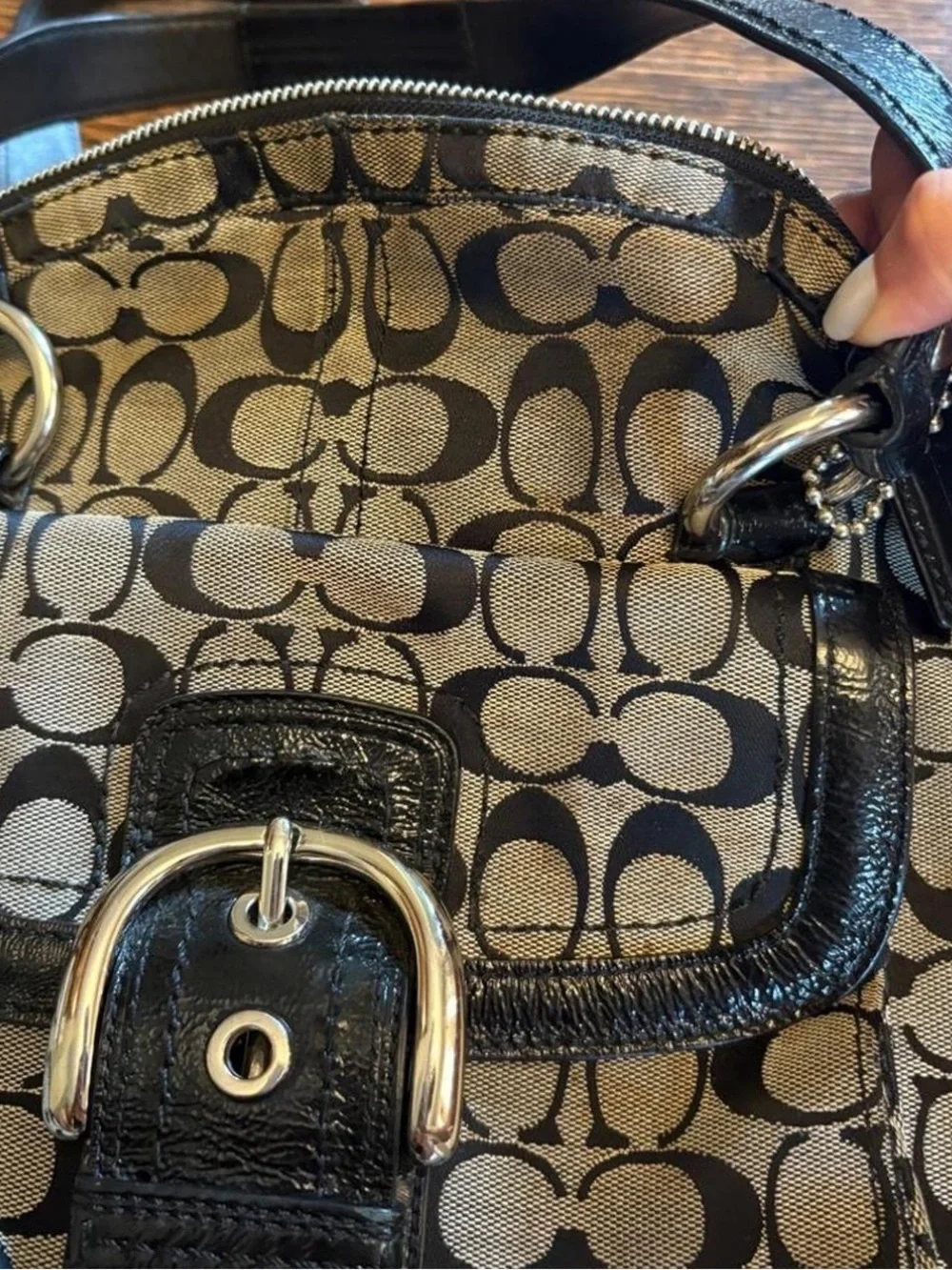 Coach good leather