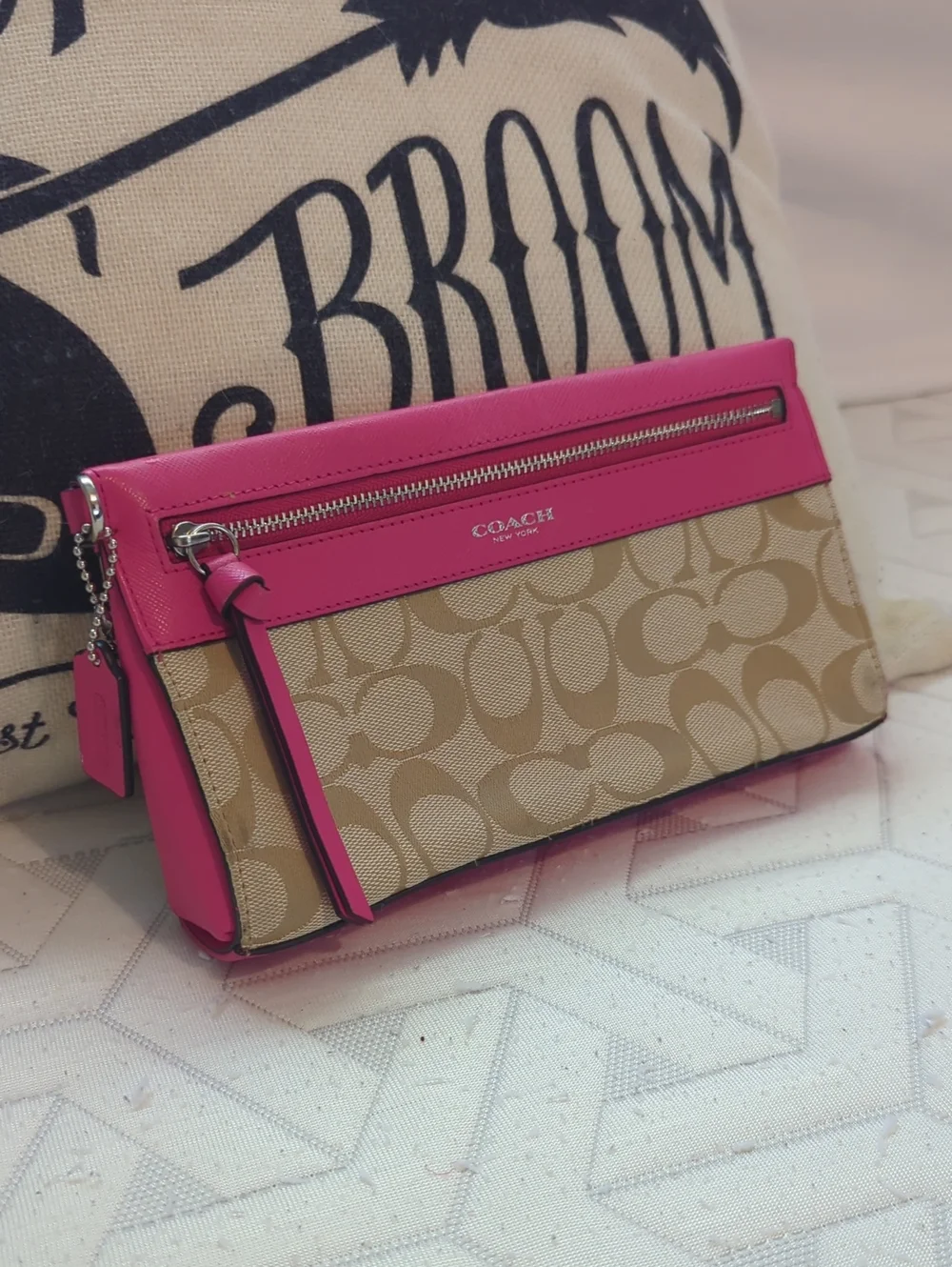 Coach wristlet signature