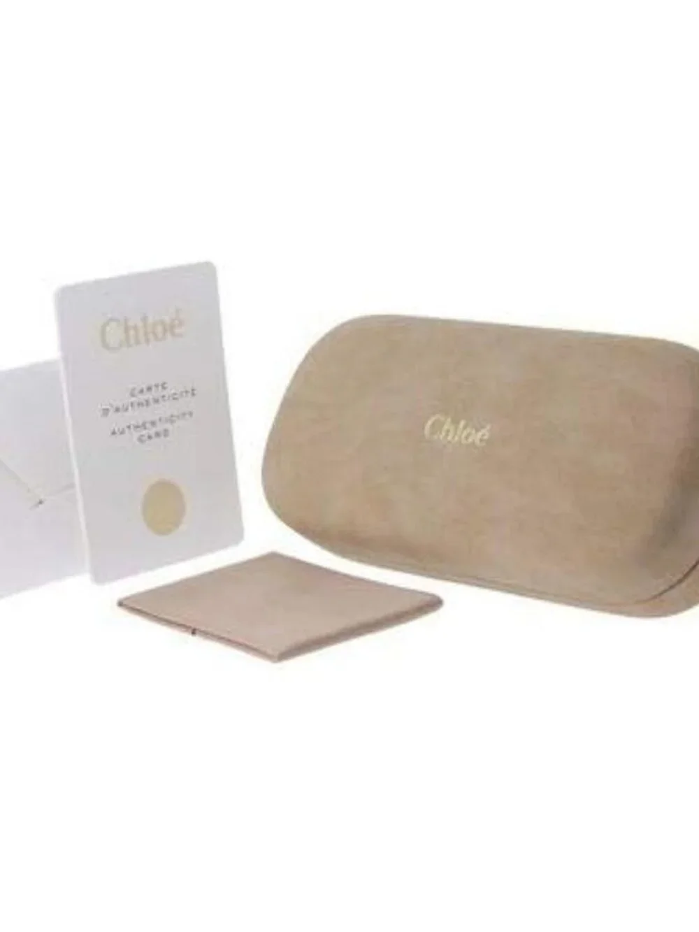 New Chloé Womens Square/Rectangle Gold Gold Green Fashion Designer Sunglasses