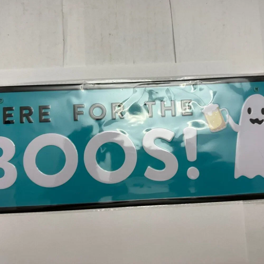 Design Group Halloween Themed 'Boos' Metal Sign