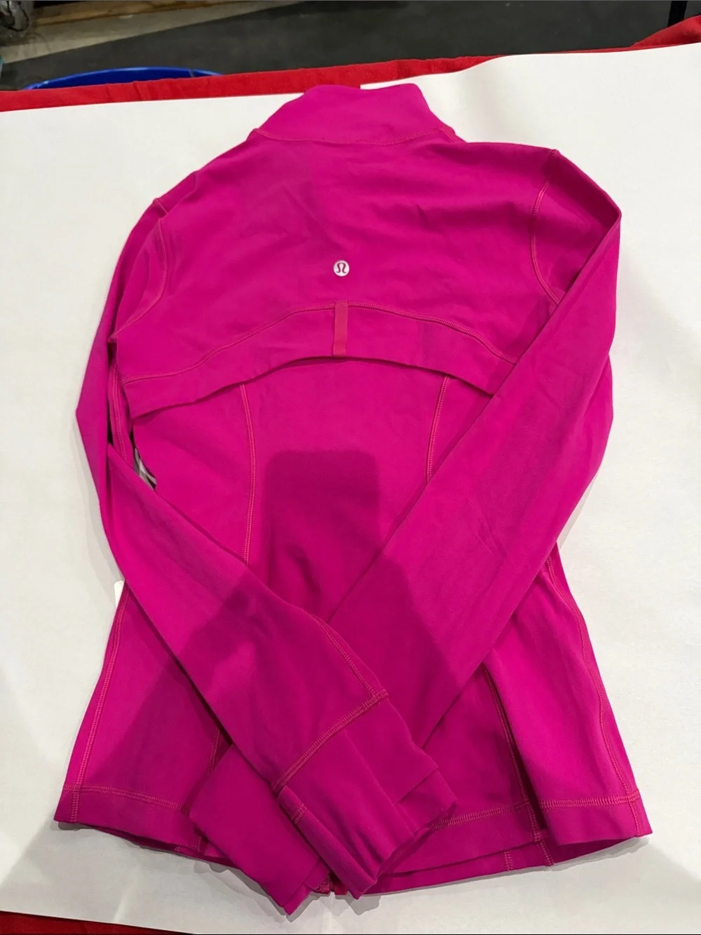 lululemon athletica Fuchsia Full-Zip Bomber Jacket