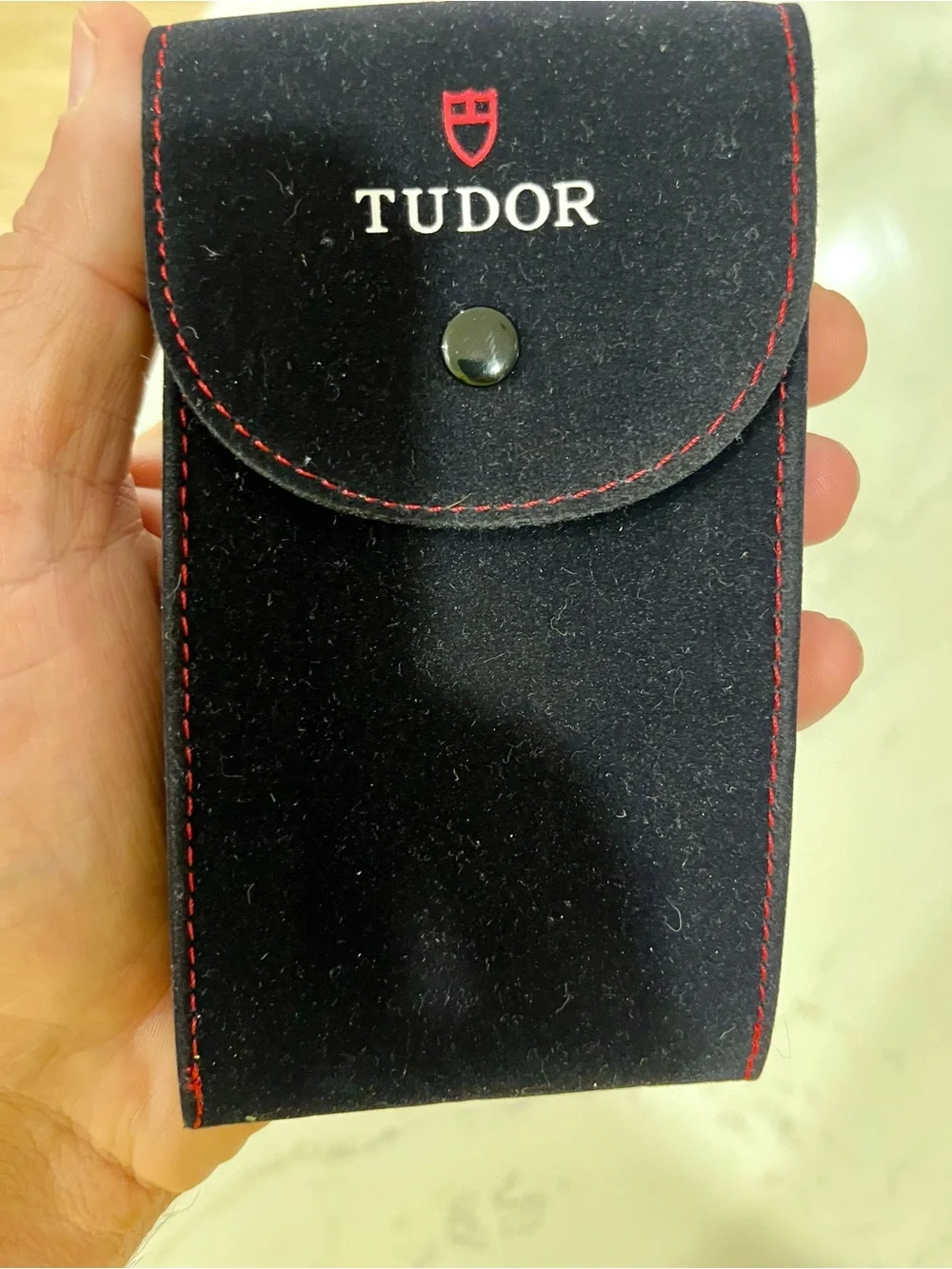 Tudor velvet pouch