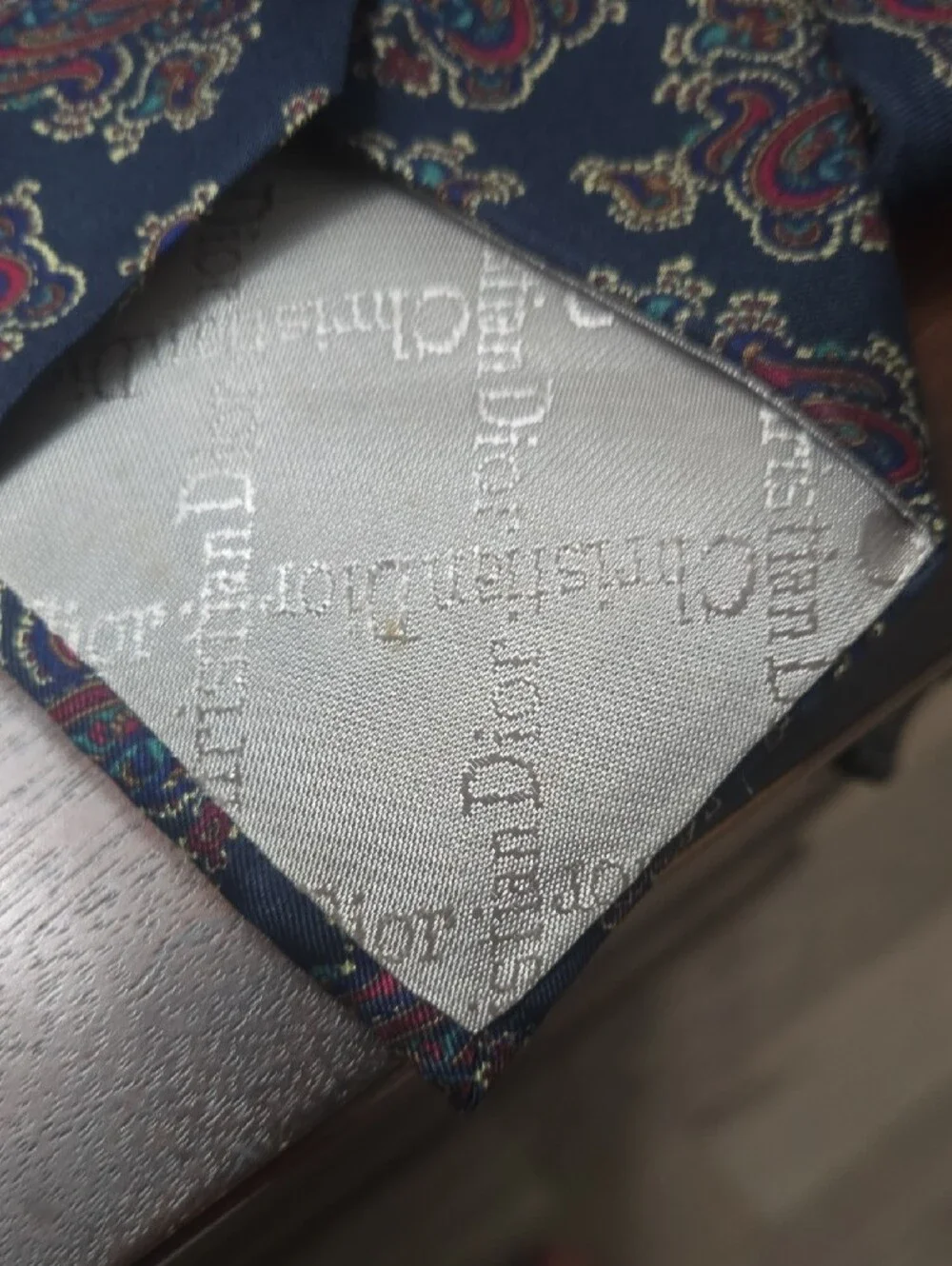 Dior silk tie