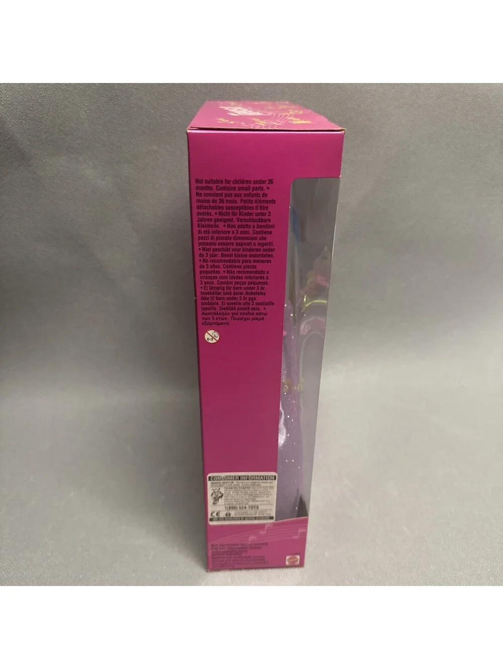 Mattel box has