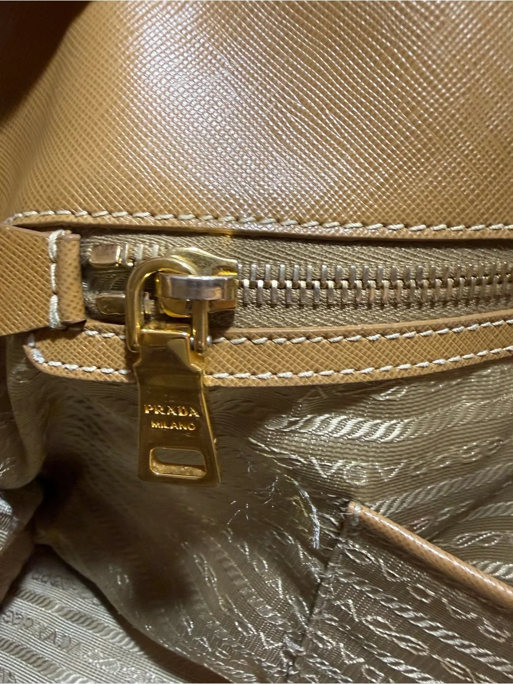 Prada versatile canvas front