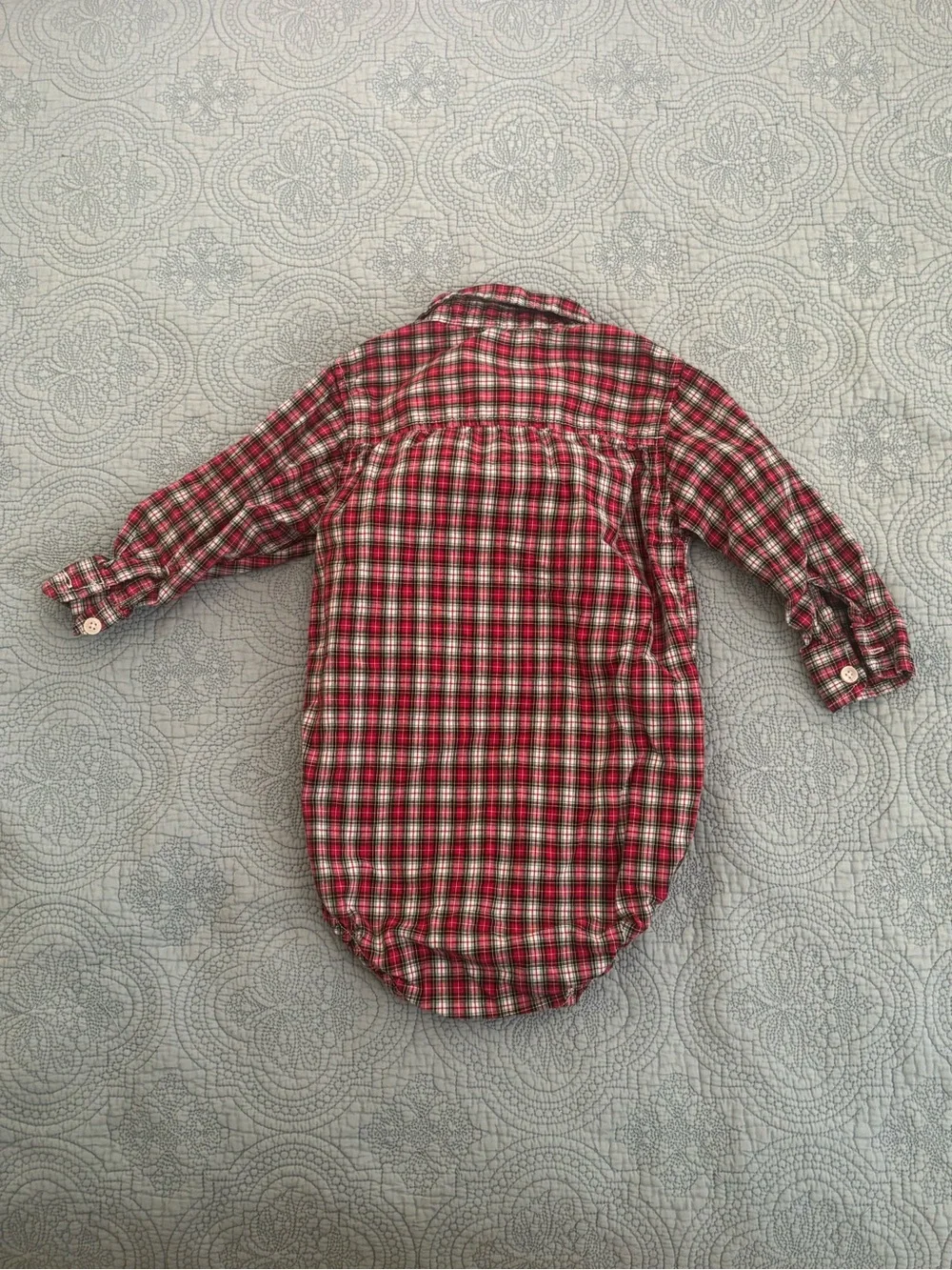 OshKosh Bgosh plaid button