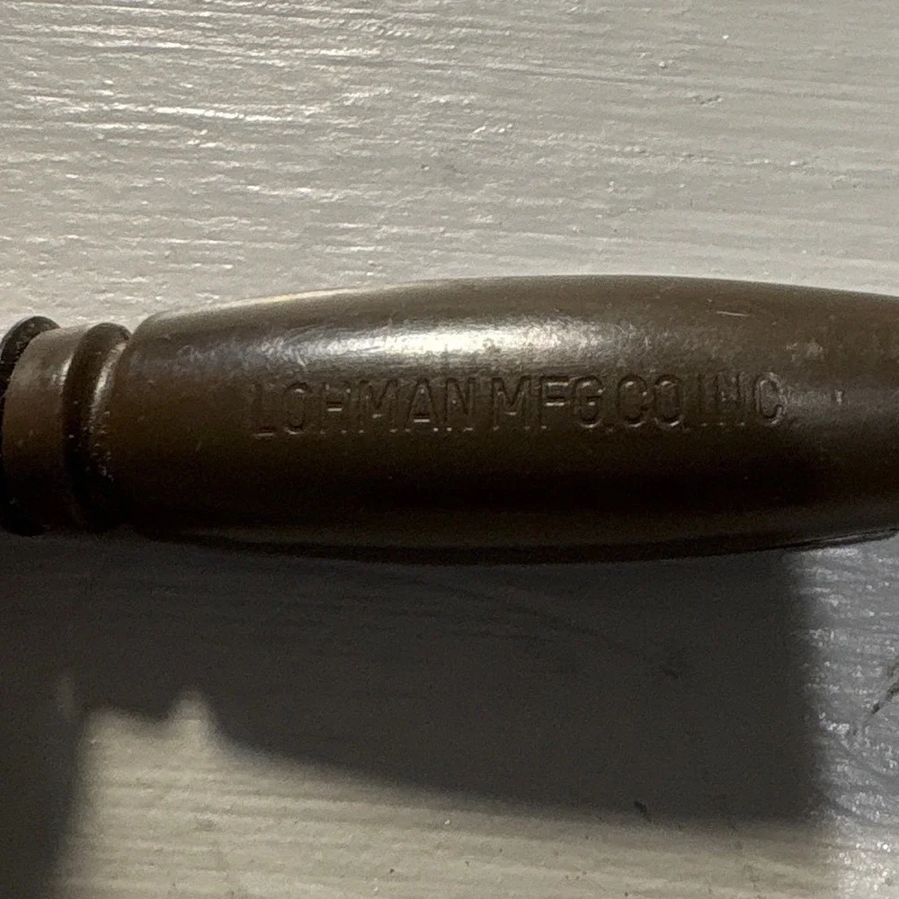 Lohman Mfg Co Inc Deer Call Keychain Brown Vintage Hunting Accessory EUC