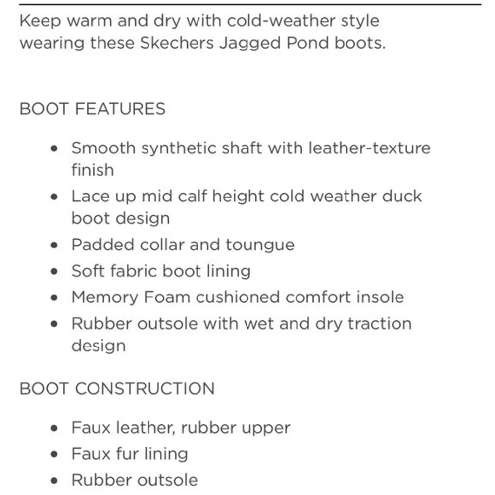 Skechers fun boots