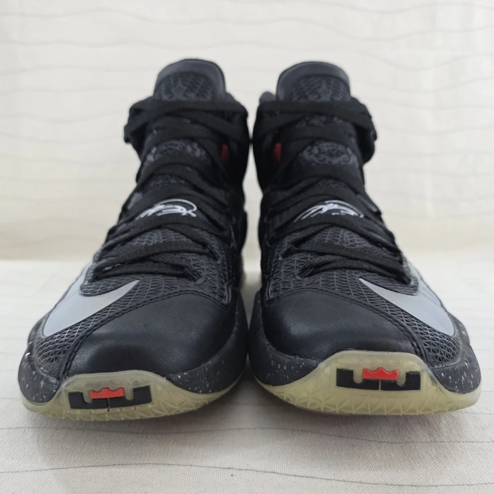 Nike Mens LeBron 13 Elite High Black Basketball Shoes Sneakers 831923-001 Sz 10