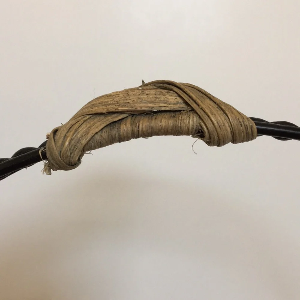 Wicker & Metal Wine Bottle Caddy/Holder