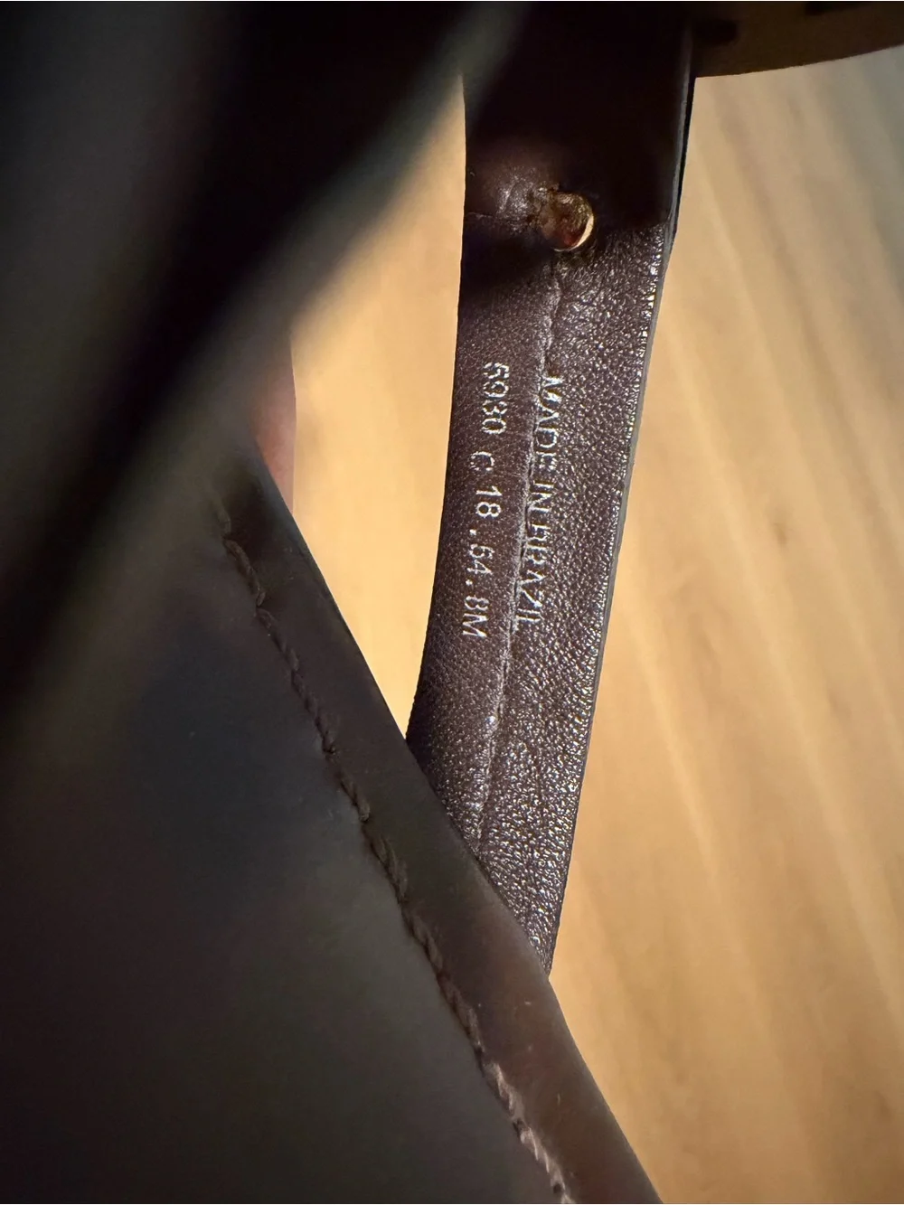 Tory Burch Dark Brown Leather Sandals with Gold Accent