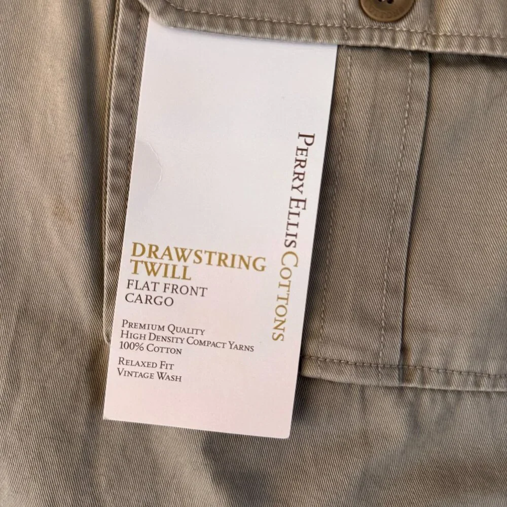 Perry Ellis Cottons pockets vintage