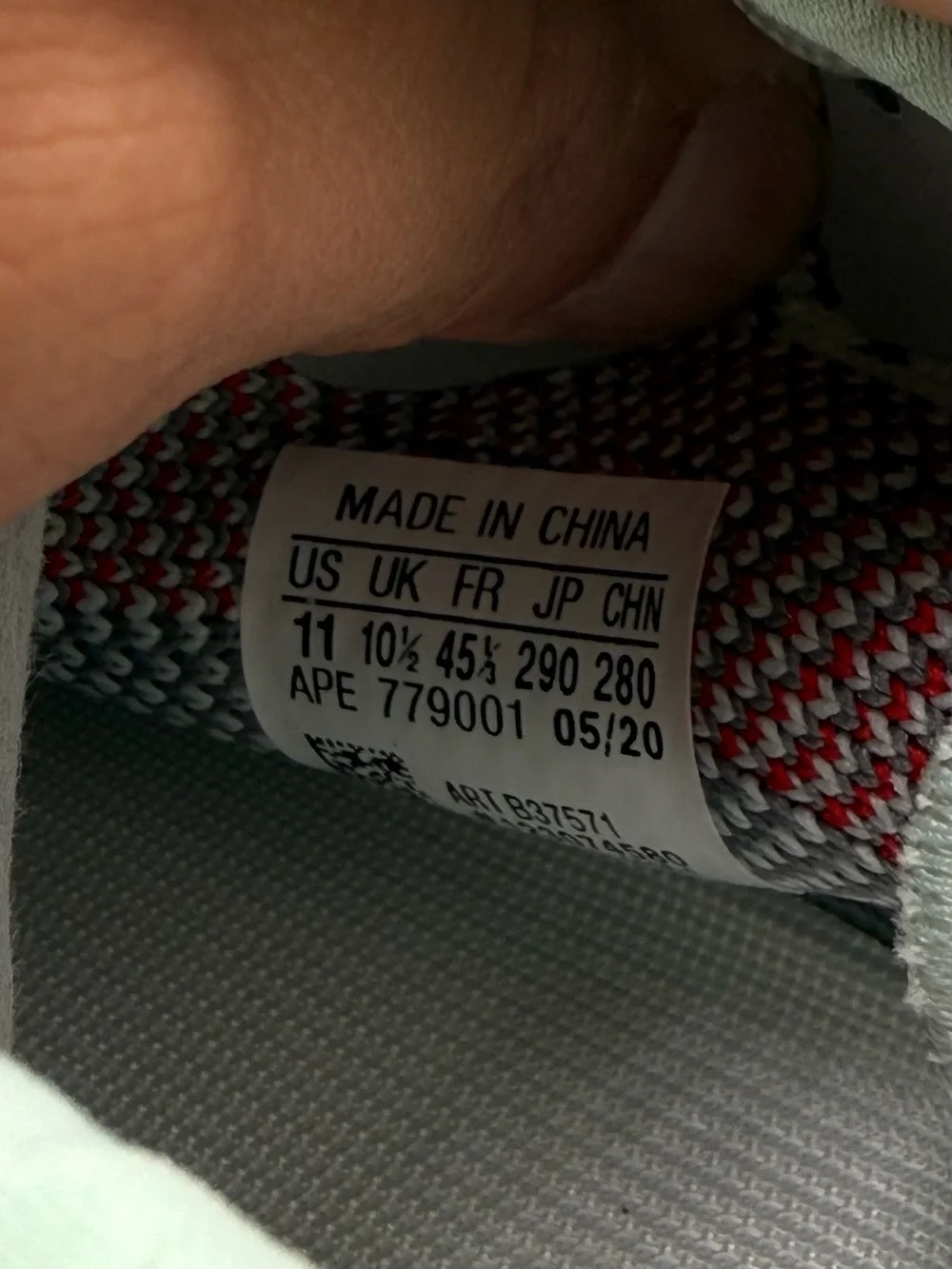 adidas men size