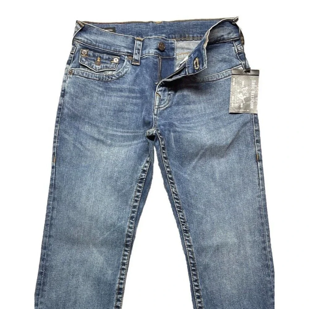 True Religion Rocco Relaxed skinny Flap SN Men's Jeans Size 31x34