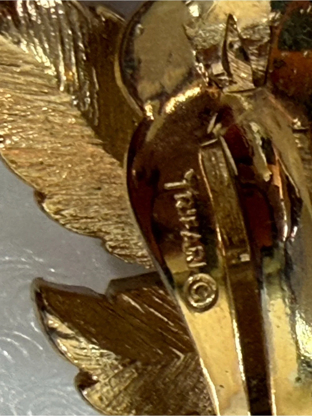 Trifari vintage gold