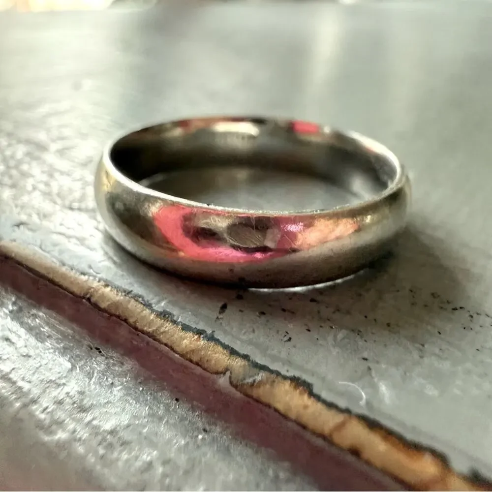 925 Sterling Silver Turkey Band Ring Size 11