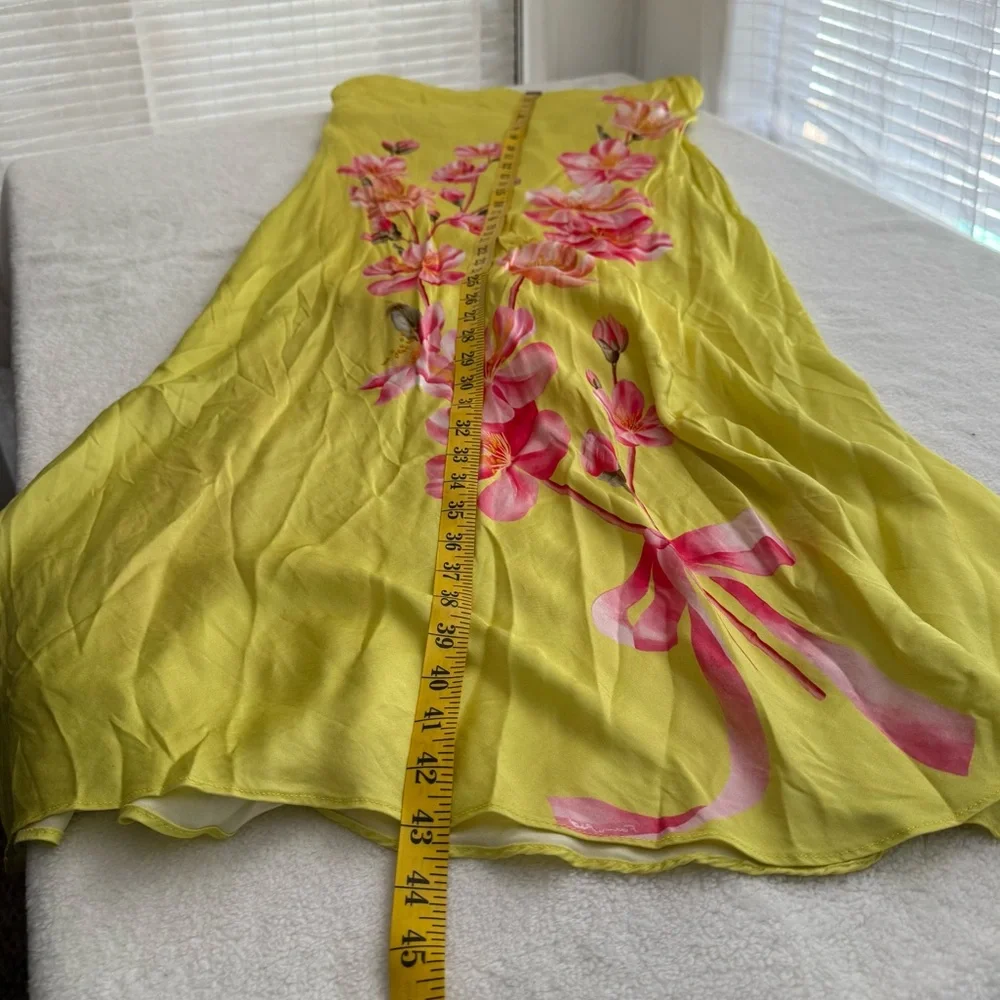FARM Rio strapless yellow