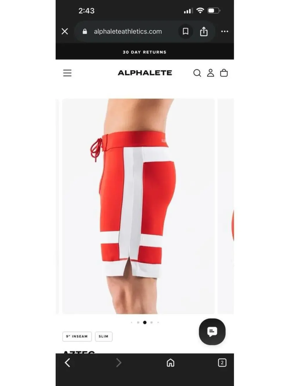 Alphalete aztec boardshorts