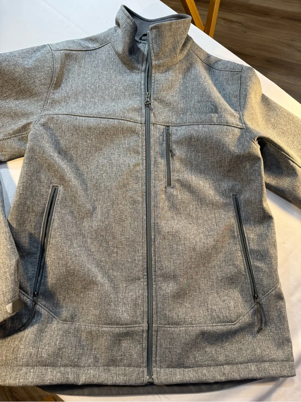 The North Face classic gray