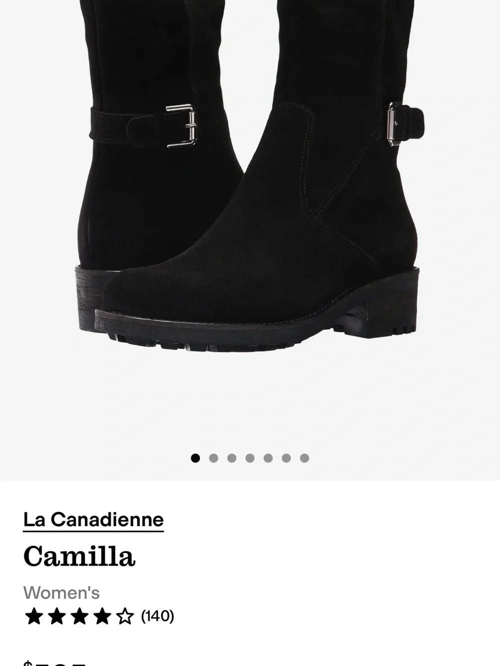 La CANADIENNE black suede