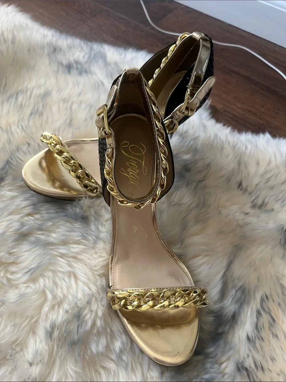 Fergie shiny gold