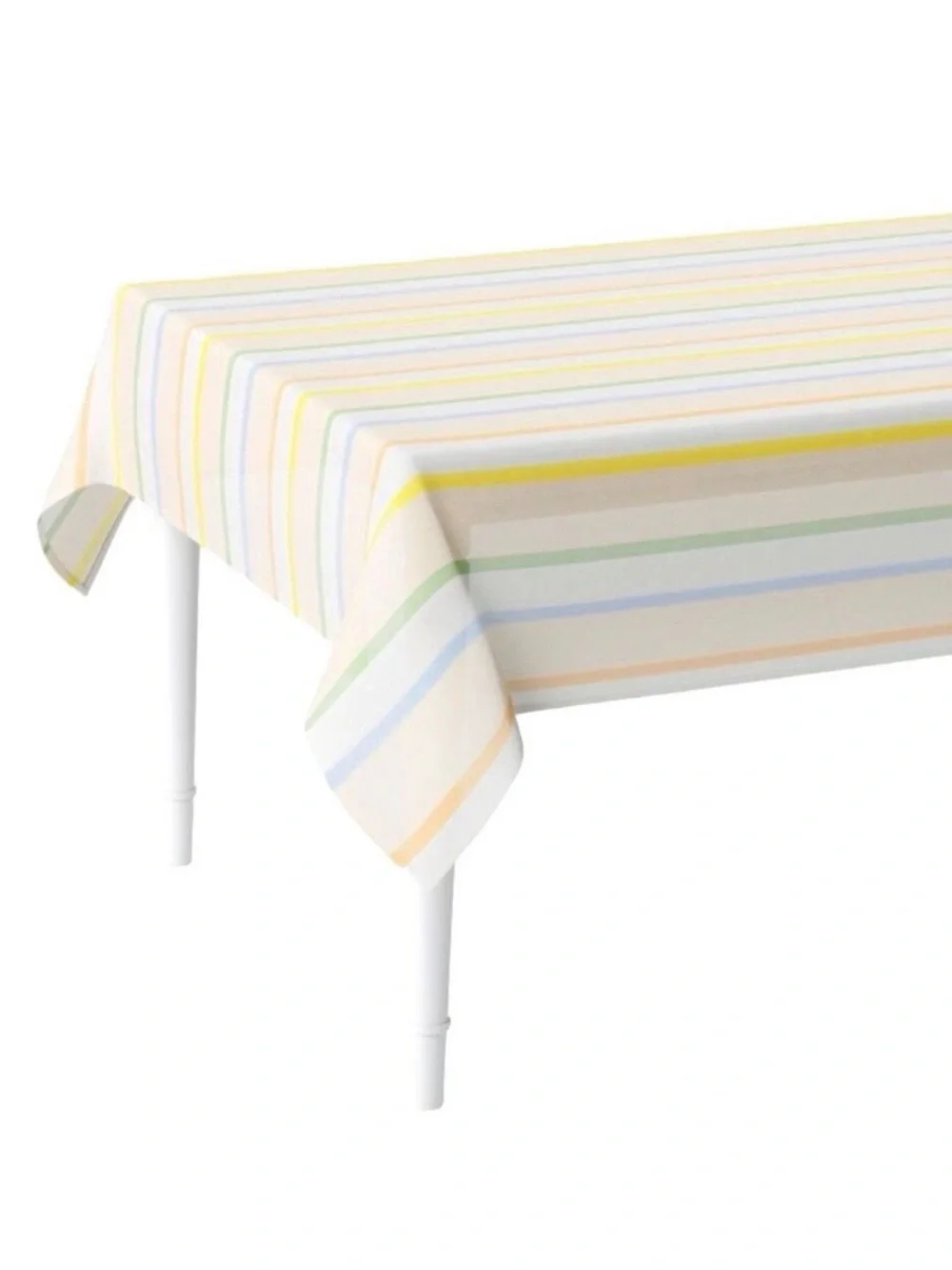 Room Essentials Striped Rectangular Reusable Table Cloth - 104” x 60”
