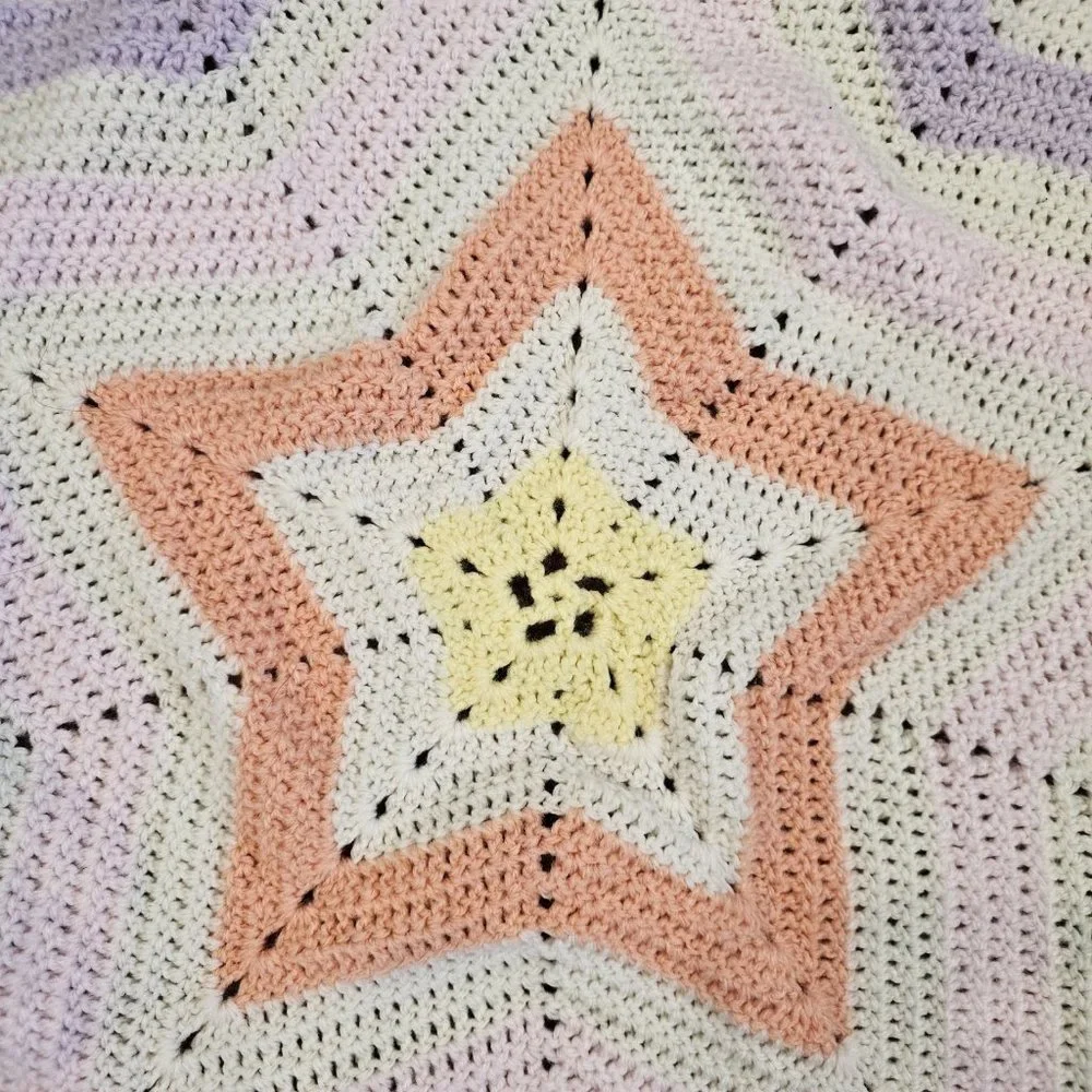 Handmade crochet star