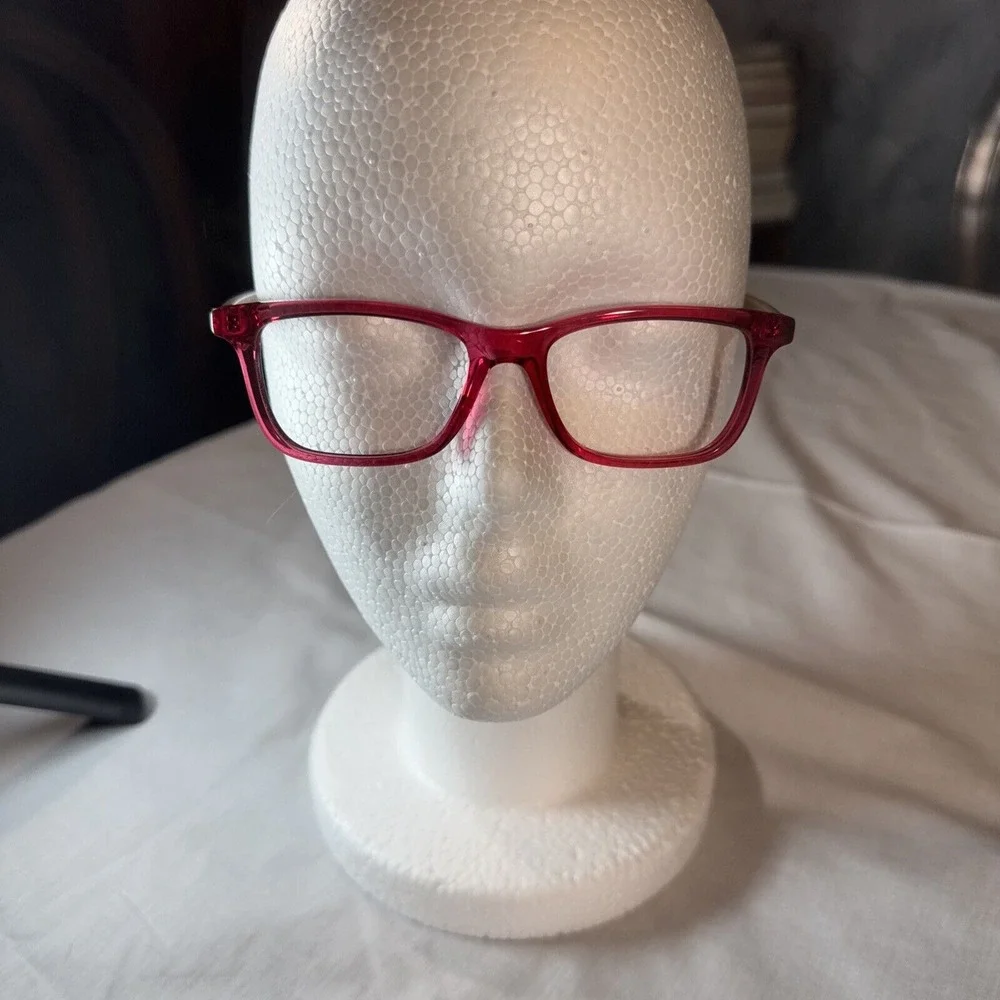 RAY-BAN JR RB1562 3747 Burgundy Crystal/Beige Eyeglasses‎ Frame 48-16-125