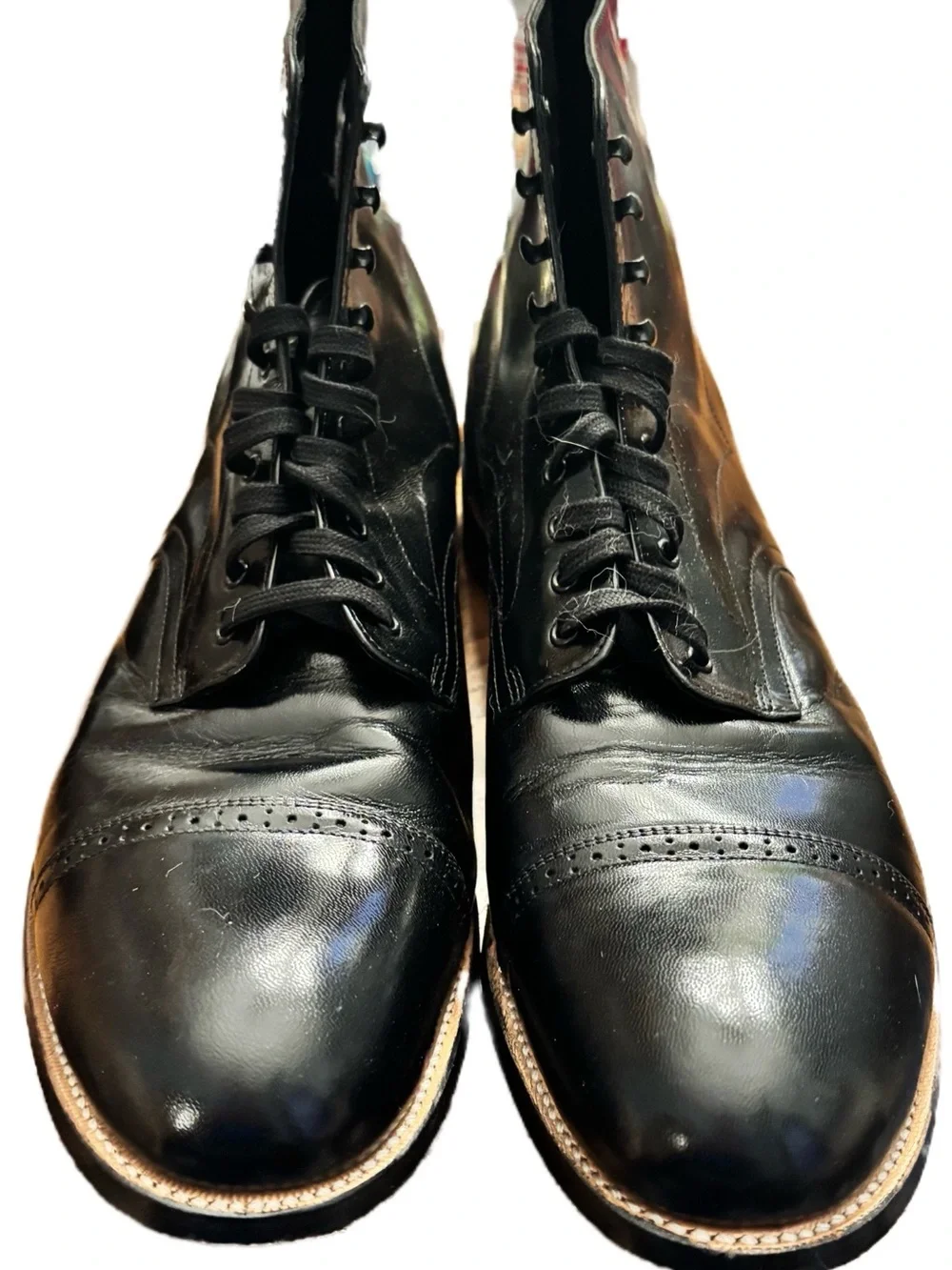 Stacy Adams polished black