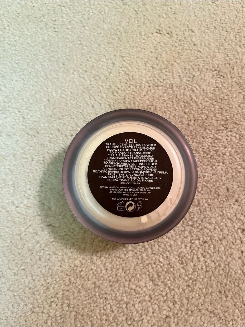 Hourglass color translucent