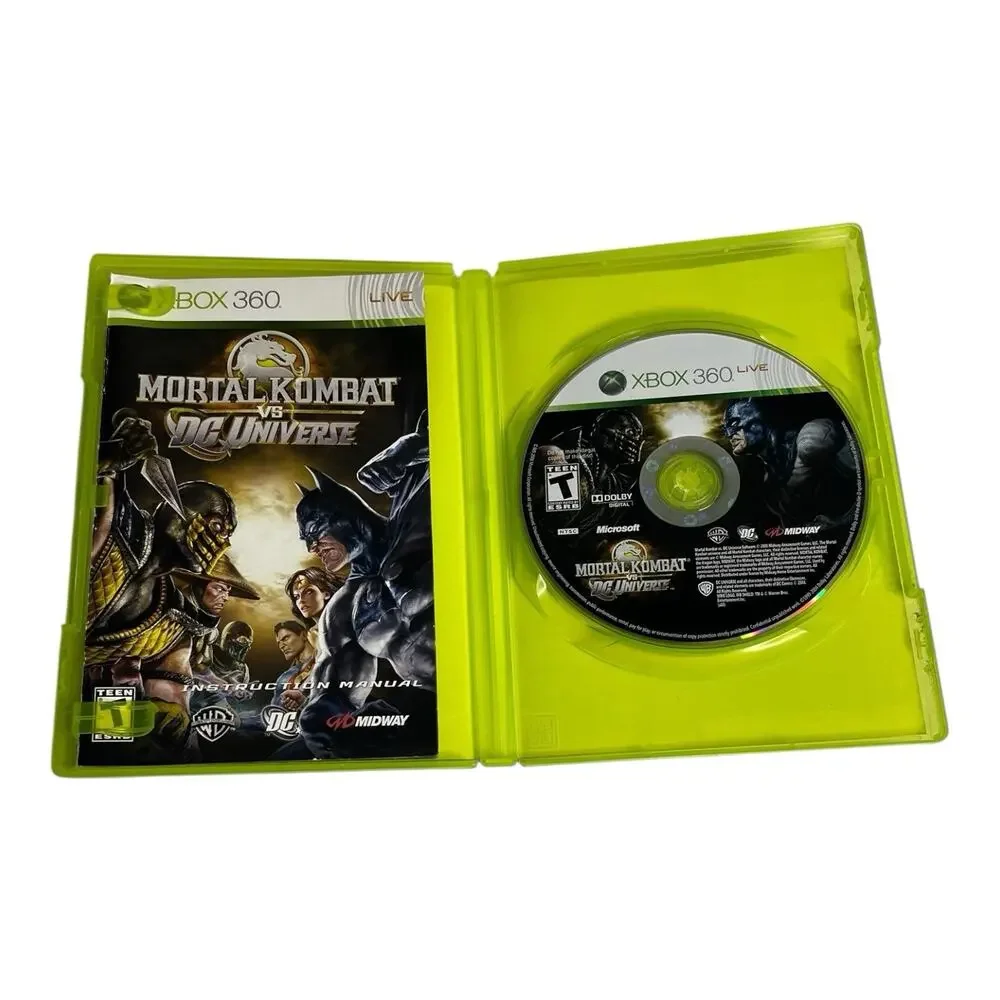 Mortal‎ Kombat vs. DC Universe Xbox 360 2008 Video Game Complete Tested Working