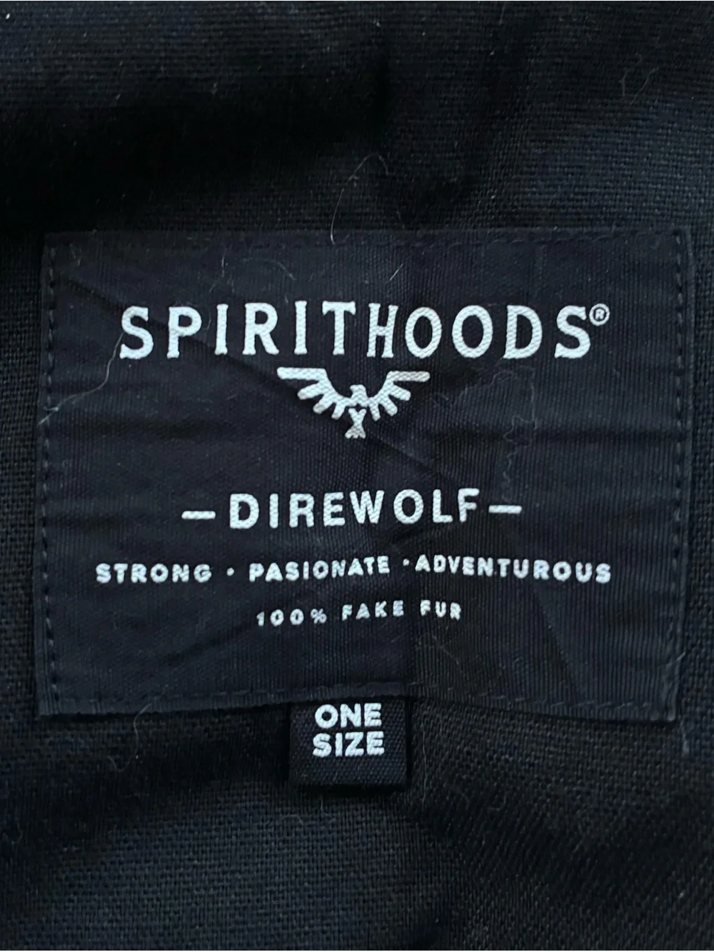 SpiritHoods authentic direwolf