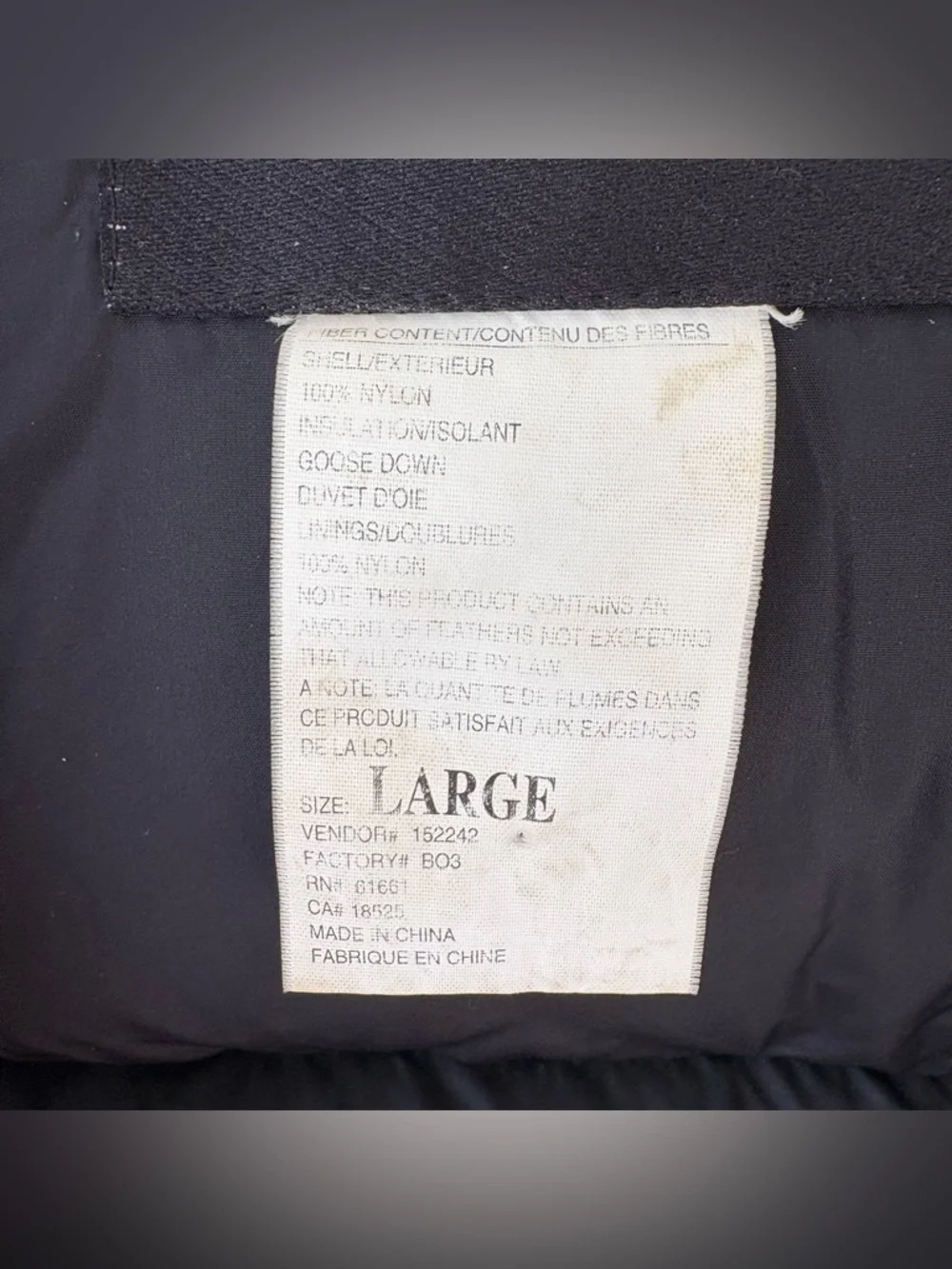 The North Face size large