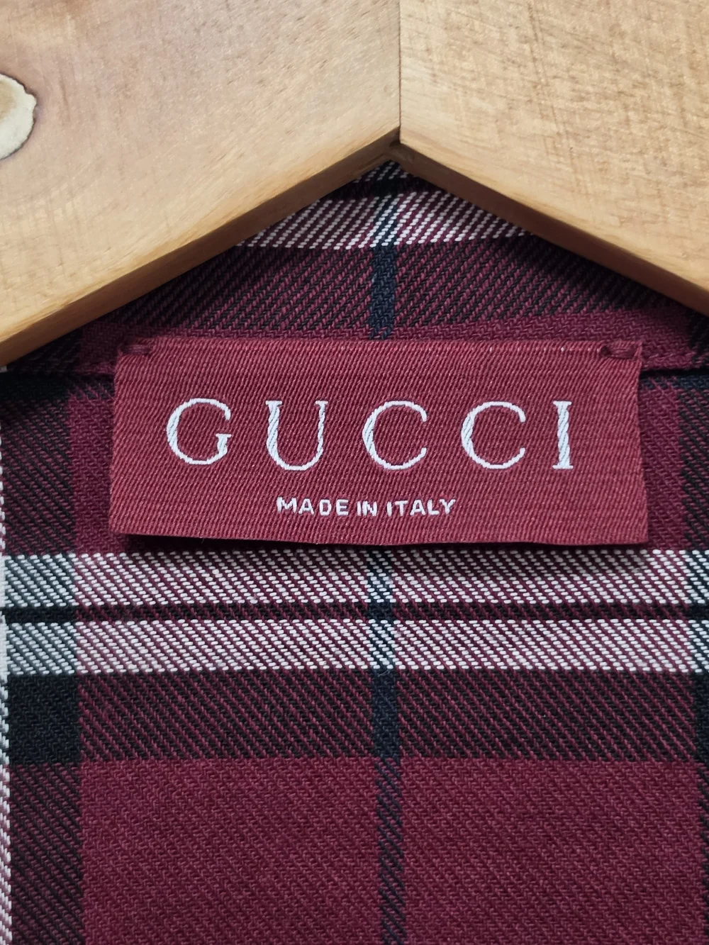 Gucci tartan cotton