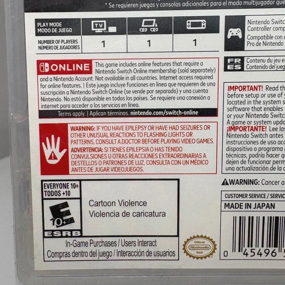 Nintendo splatoon switch