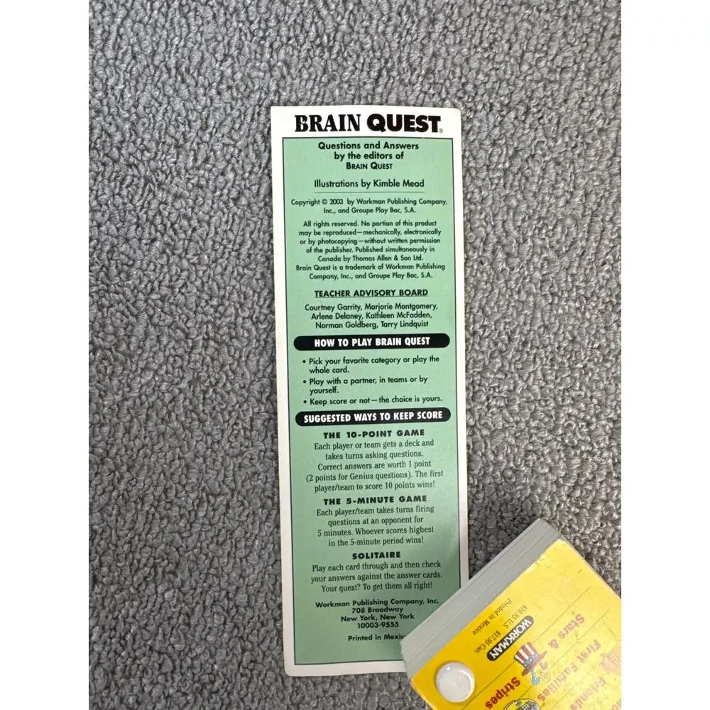 Brain Quest brain quest