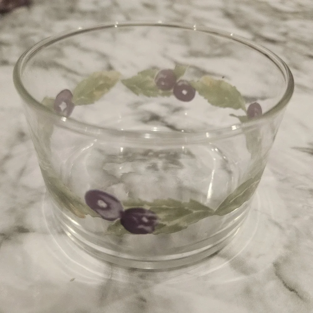 Unmarked vintage clear